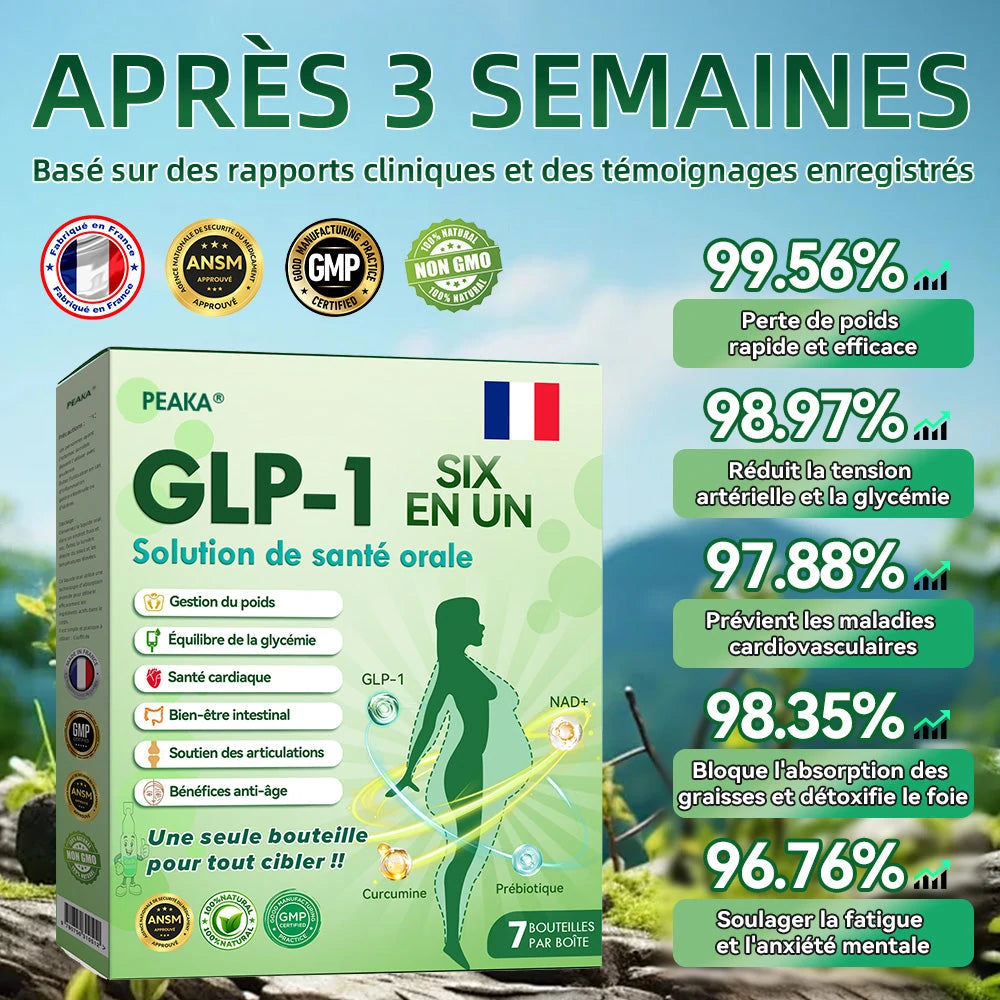 🇫🇷 𝐃𝐞𝐫𝐧𝐢𝐞𝐫 𝐉𝐨𝐮𝐫 – 𝟖𝟎% 𝐝𝐞 𝐑𝐞́𝐝𝐮𝐜𝐭𝐢𝐨𝐧 🌿 𝐏𝐄𝐀𝐊𝐀® 𝐆𝐋𝐏-𝟏 𝐒𝐨𝐥𝐮𝐭𝐢𝐨𝐧 𝐎𝐫𝐚𝐥𝐞 𝟔-𝐞𝐧-𝟏 — 𝐔𝐧𝐞 𝐬𝐞𝐮𝐥𝐞 𝐝𝐨𝐬𝐞 𝐩𝐚𝐫 𝐣𝐨𝐮𝐫, 𝐝𝐞𝐬 𝐫𝐞́𝐬𝐮𝐥𝐭𝐚𝐭𝐬 𝐝𝐞̀𝐬 𝟕 𝐣𝐨𝐮𝐫𝐬 ✅ 𝐒𝐨𝐮𝐭𝐢𝐞𝐧𝐭 𝐥𝐞 𝐩𝐨𝐢𝐝𝐬, 𝐥𝐞 𝐜œ𝐮𝐫 & 𝐥𝐚 𝐠𝐥𝐲𝐜𝐞́𝐦𝐢𝐞 | 🚚 𝐋𝐢𝐯𝐫𝐚𝐢𝐬𝐨𝐧 𝐑𝐚𝐩𝐢𝐝𝐞 | ✅ 𝐆𝐚𝐫𝐚𝐧𝐭𝐢𝐞 𝟏𝟖𝟎 𝐉𝐨𝐮𝐫𝐬